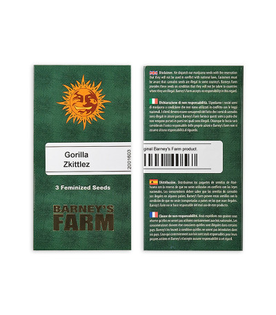 Сорт Gorilla Zkittlez fem (Barney's Farm) Сорт Gorilla Zkittlez fem (Barney's Farm) — изображение 2
