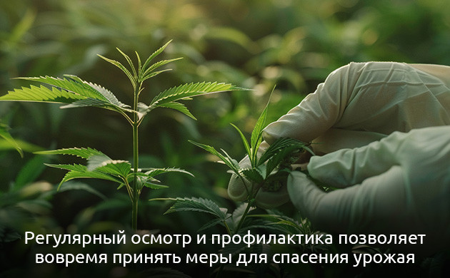Болезни листьев конопли